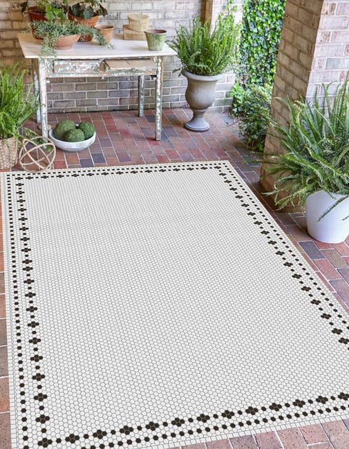 Tappeto danza Bianco/Nero 100x200 cm - Copripavimento vinilico Graboplast Tappeto danza Bianco/Nero 100x200 cm - Copripavimento vinilico Graboplast