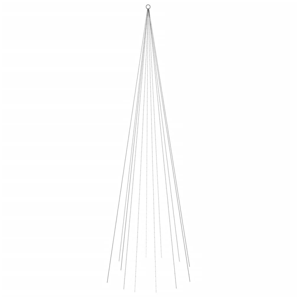 Maison Exclusive - Albero di Natale Pennone Blu 732 LED 500 cm - 3