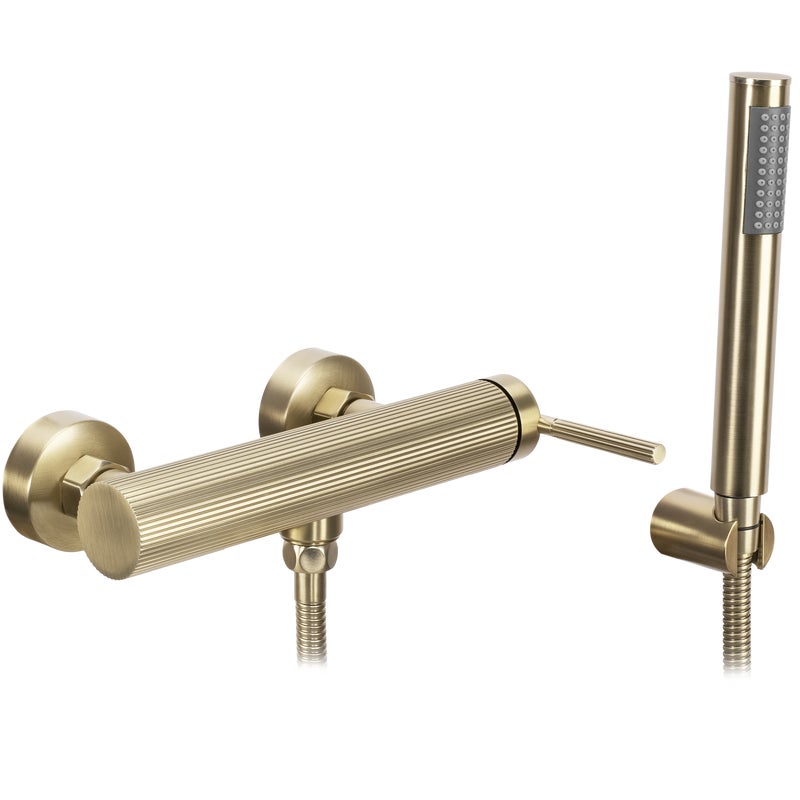 Bateria prysznicowa REA Argon ZŁOTA SZCZOTKOWANA