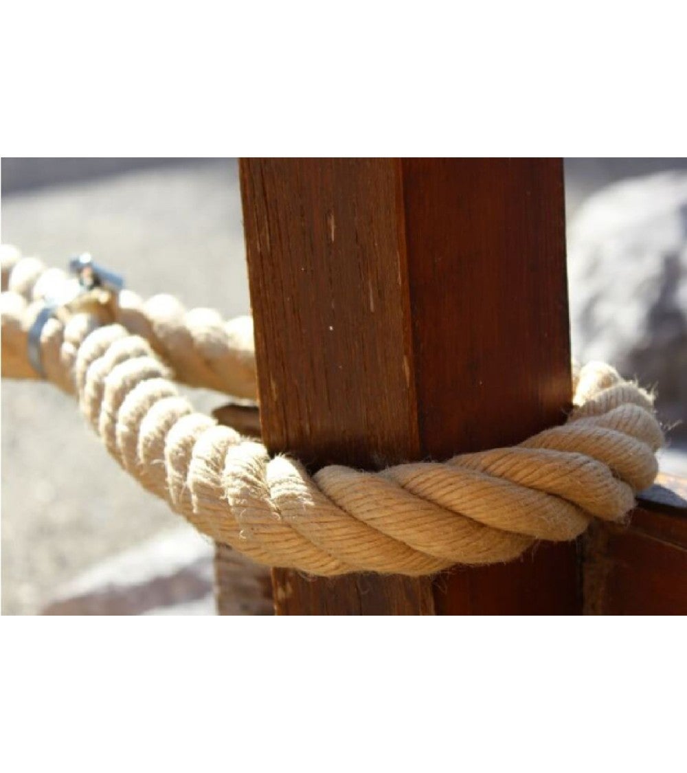 Corde en Jute Naturel Ø30 mm - Vente au Mètre - Rampe d'Escalier - 5