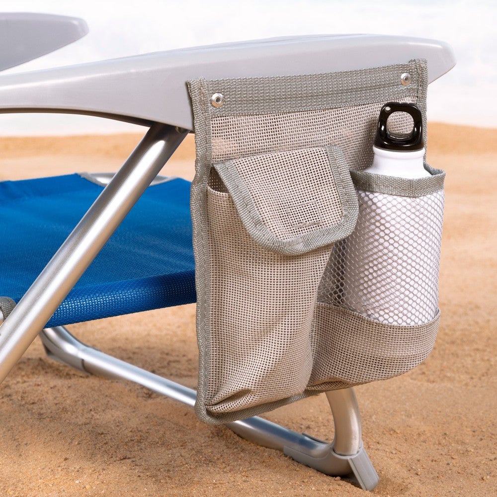 Cadeira de praia de 4sições com almofada e bases para cs Aktive - 7