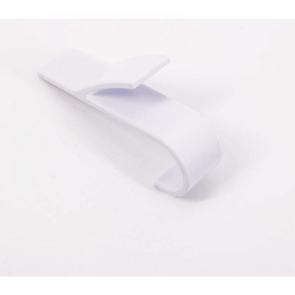 24 Ganci Estensibili Per Appendiabiti A Cascata, In PP Bianco 6x2 Cm, Per Risparmiare Spazio Nell'armadio