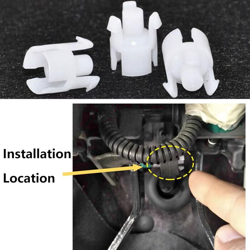 Clip de boucle de maître-cylindre d'embrayage de voiture pour Citroen Elysee C2 C3 C4 C5 C6 pour Peugeot 307 308 408 2008 3008 207 Clip Maître - 2