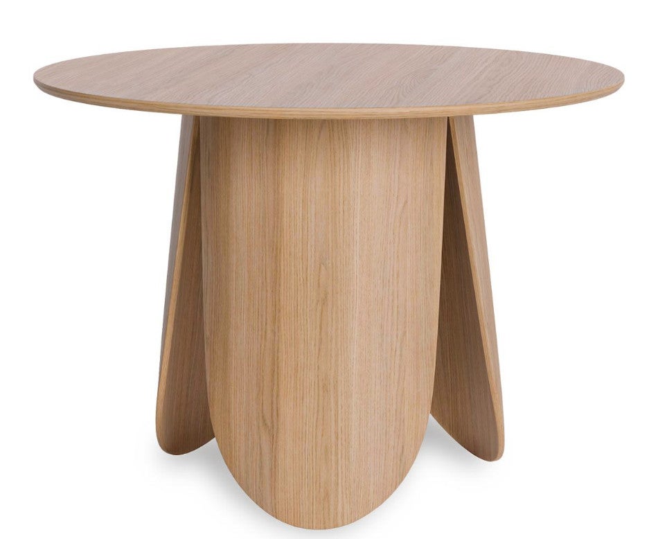 Table ronde en chêne Karene – Élégance et charme naturel-Diamètre 120 ...