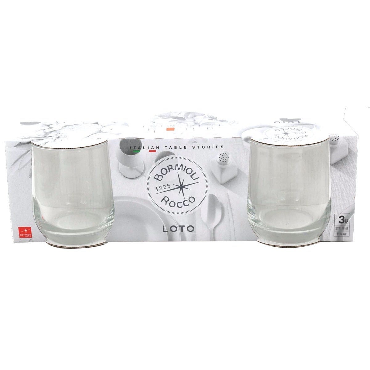 Bormioli Rocco Premium Water Glass, Verde, Conjunto De 6