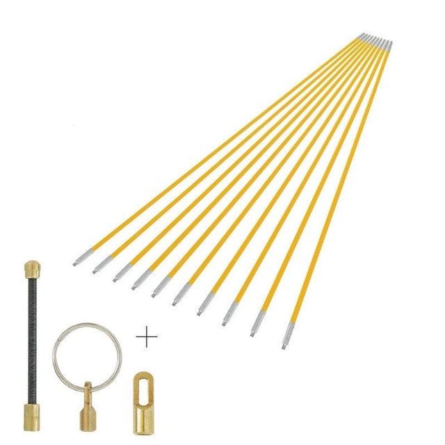 Jeu de 10 baguettes tire fils 1M avec accessoires - TARAVELLO PRO 203
