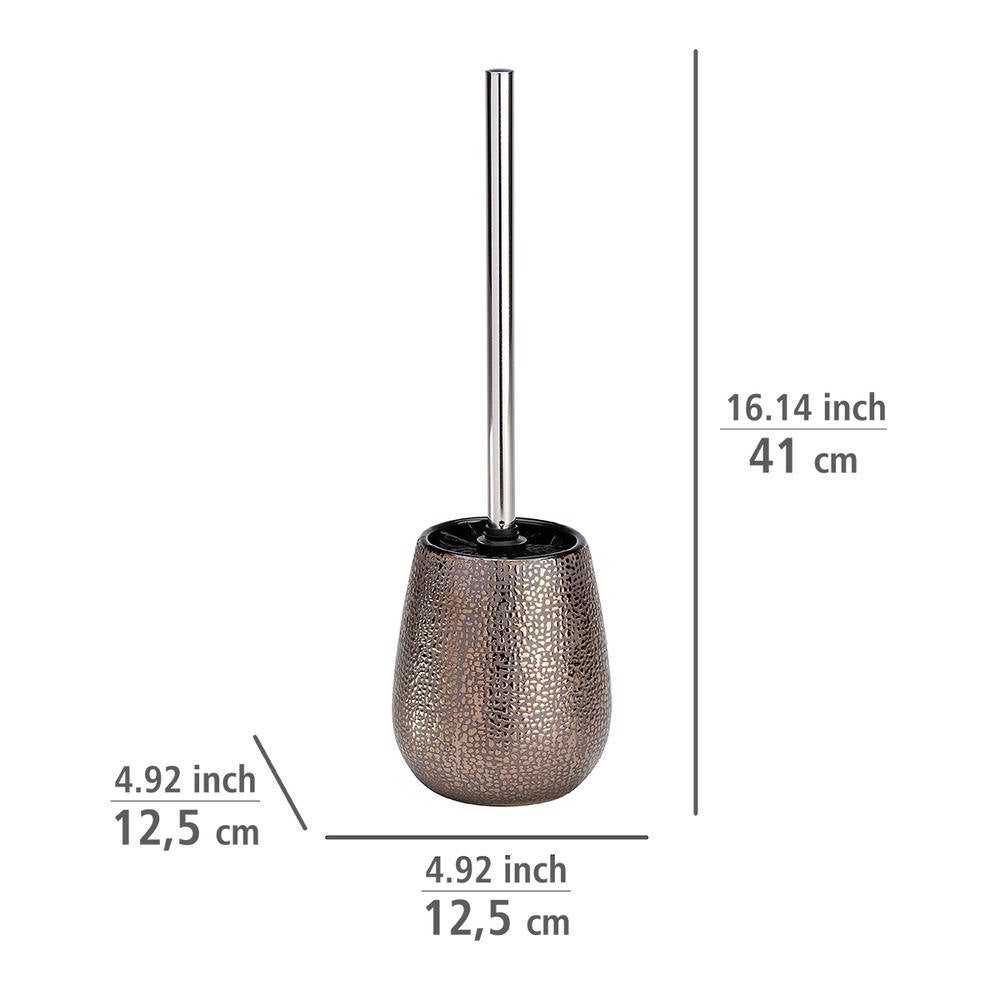 Uchwyt na szczotkę WC Wenko Marrakesh ceramika brąz elegancki - 4