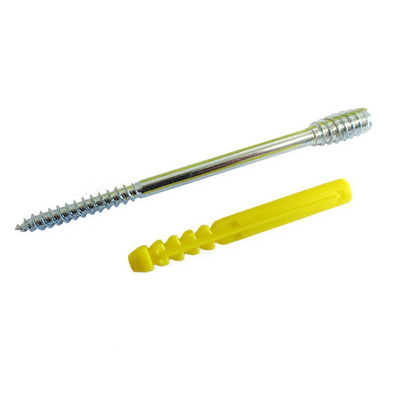 Boîte 100 Vis top roc bois ING FIXATIONS - 6x100 mm - Fil.22 mm + chevilles - A430020 - 2