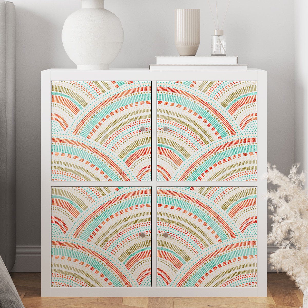 Motif Sticker Stickers meuble - Motif Oriental - Adhésif MAT - Lot de 2 stickers ...