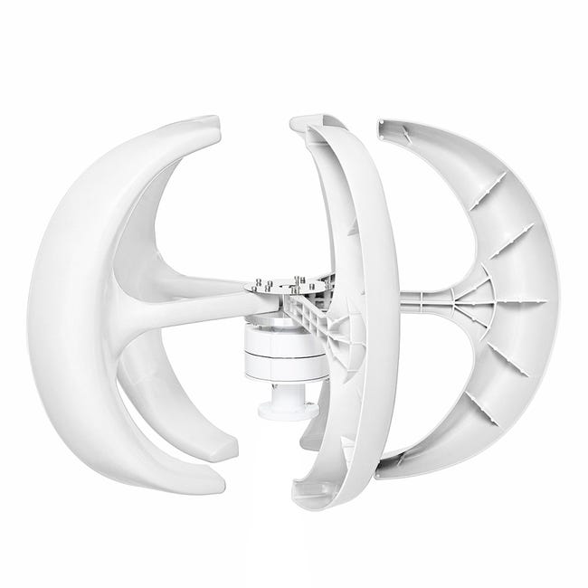 Turbina Eolica 600W 24V Verticale - Generatore Vento Con Controller Per Casa E Giardino - Foto 4