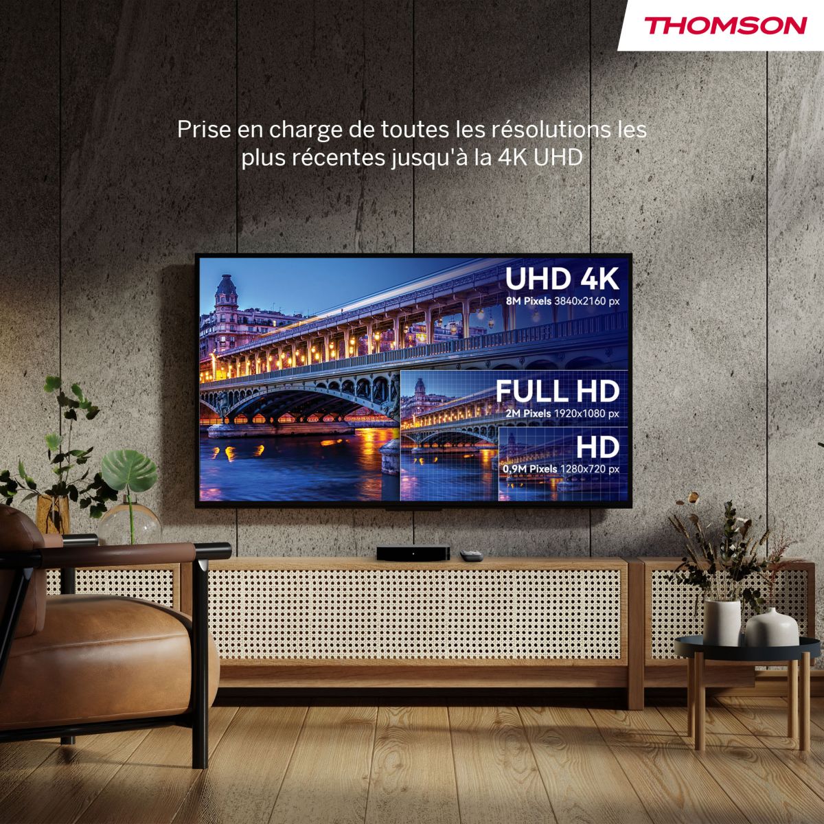 Passerelle multimédia THOMSON 240G Box 4K avec Google TV - 4