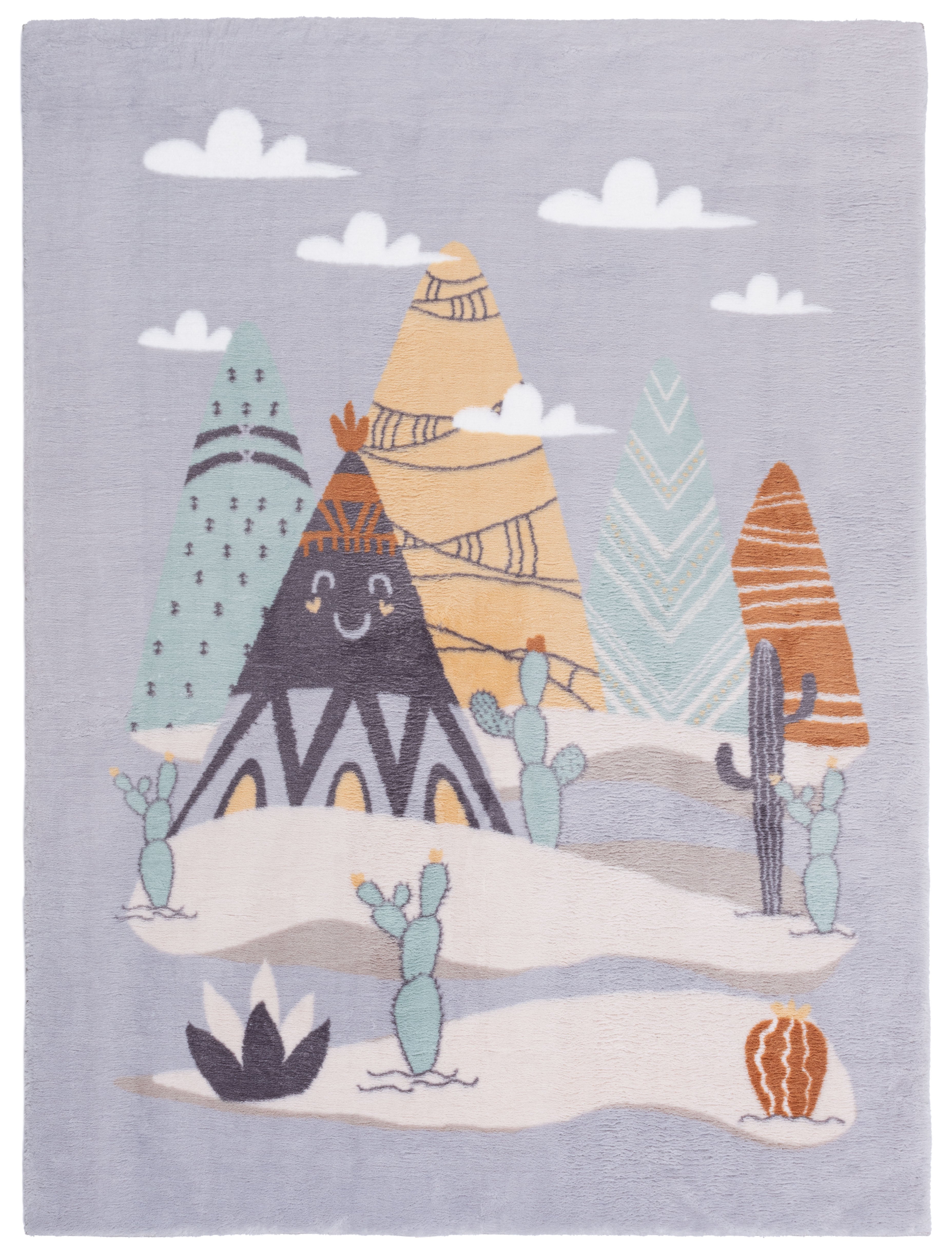 Dywan Multidecor Maximo Kids 120 x 160 cm pustynia szary 1 szt.