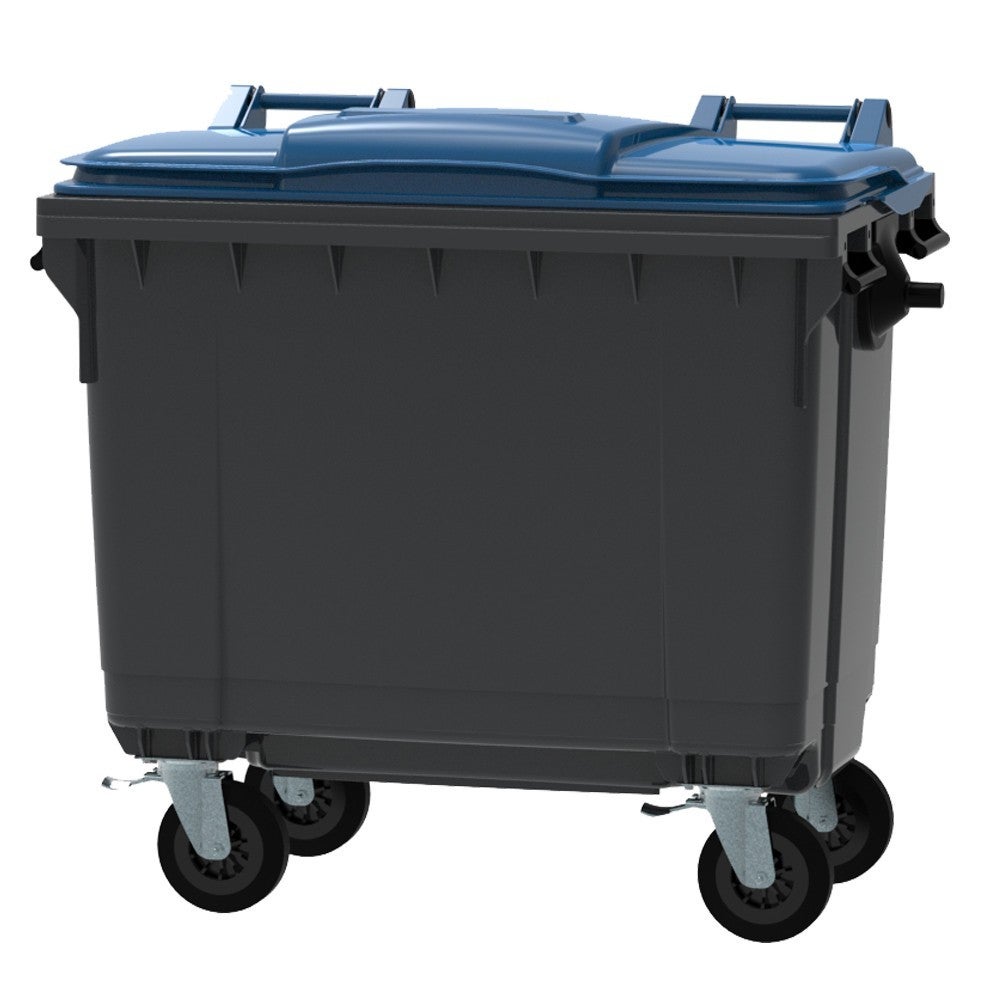 Poubelle 80L Avec Couvercle Par Le Plus De L'Entretien - Fabriquée En France - Solide Et Pratique Pour Maison Ou Jardin