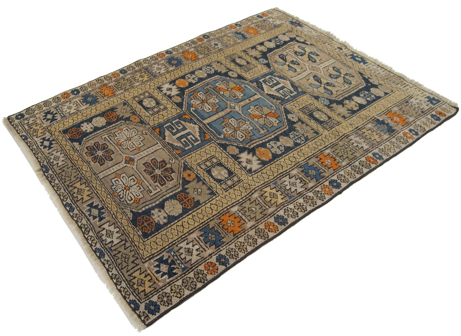 Oryginalny ręcznie robiony orientalny dywan, wymiary: 96x76 cm z certyfikatem autentyczności