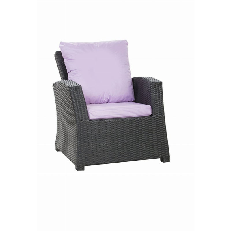 6 x Poduszki na krzesło ogrodowe 56x52x7+56x50 Fioletowa poduszki na krzesło z oparciem fotel ogrdowy rattanowy poduszi na krzesło na zewnątrz