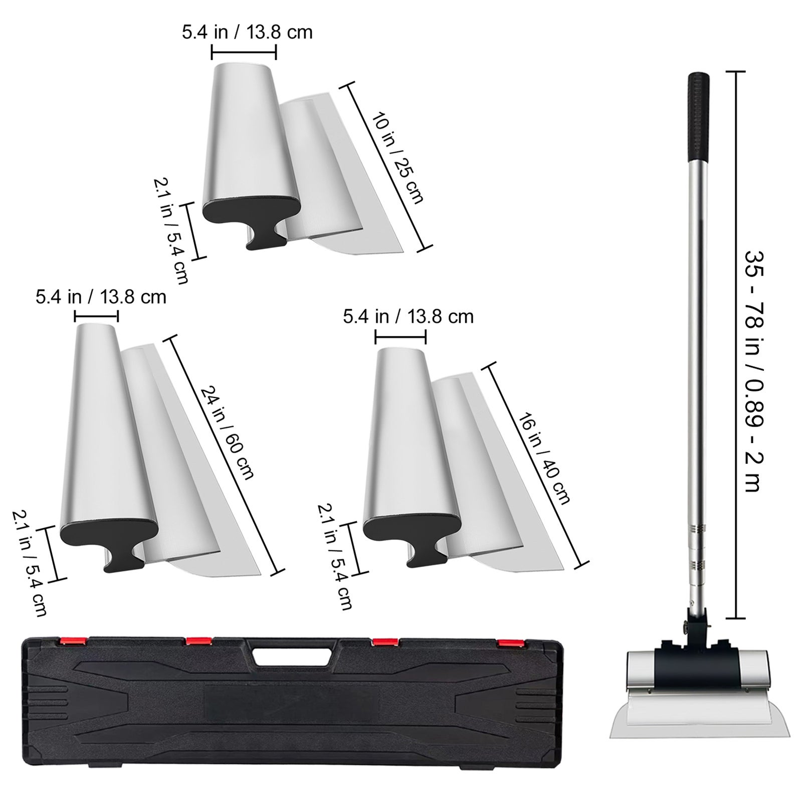 Ensemble de lames de lissage SucceBuy pour cloisons sèches 10/16/24