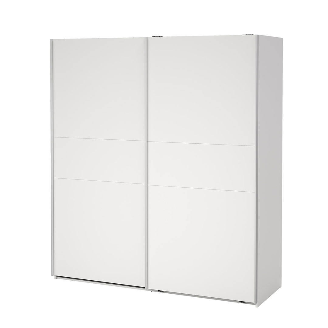 Como szafa przesuwna 2 drzwi 180x200cm biały.