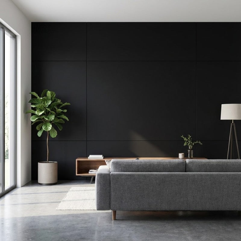 Pannello composito liscio nero 5mm (61x250cm) per edilizia - 4