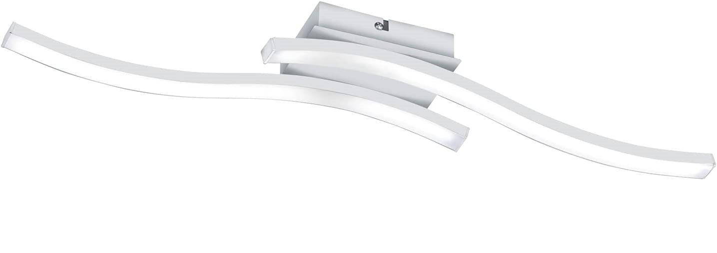 Plafonier LED Route 2 Tige Blanche – 10 W, 1&amp;nbsp;200 lm, 4&amp;nbsp;000 K – Trio Lighting