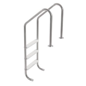 Marchepied Antidérapant Pour échelle De Piscine Hors-sol - Acier Inoxydable 304, Dimensions 50x10x5cm, Motif Sirène