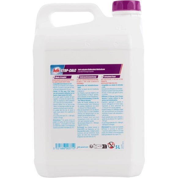 HTH Stop-Calc - Anticalcaire Liquide 5 L - 5