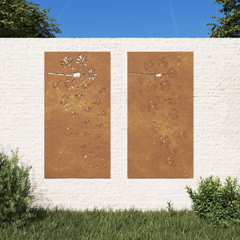 Lot 6 Papillons Métal Muraux – Décoration Jardin Maison Intérieur Extérieur, Multicolore 3,5 X 2,8 Pouces