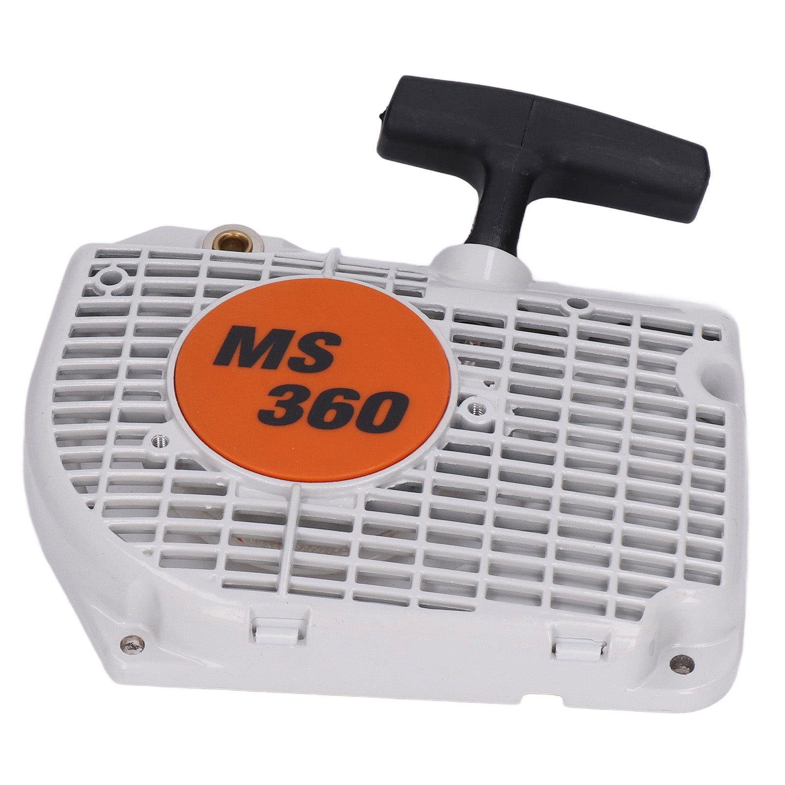 Wyciągnij zespół rozrusznika. Wymiana rozrusznika ogrodowego do piły łańcuchowej Stihl MS360 036 340 034