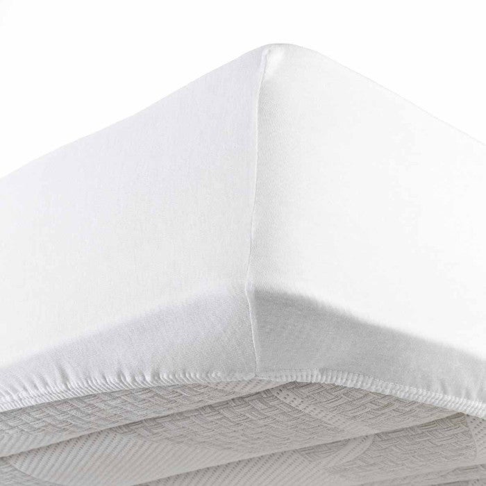 Drap Housse 2 Personnes En Percale De Coton Vert Tilleul 160 X 200 Cm