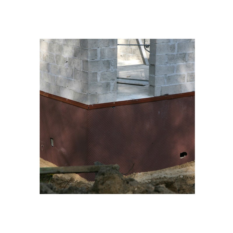Feuille de protection pour parois enterrées - SIKA Protection Fondation - Rouleau 30 x 1m - Marron - 2