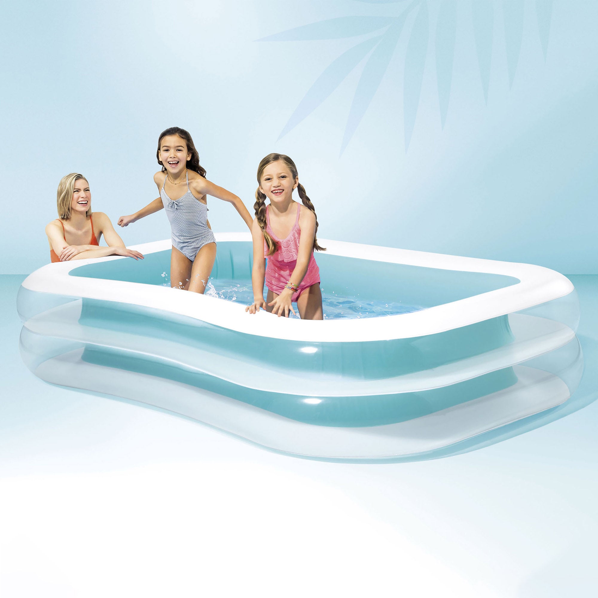 Piscine rectangulaire Family 262x175cm blanc - Intex - 4