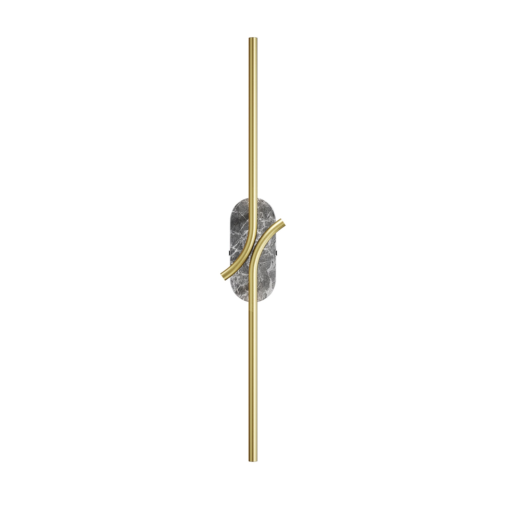 Kinkiet ścienny Renaissance mosiężno-złoty LED 6W 3000K 170lm marmur wym: 63 x 9,7 x 8,6 cm metal IP20 Maytoni