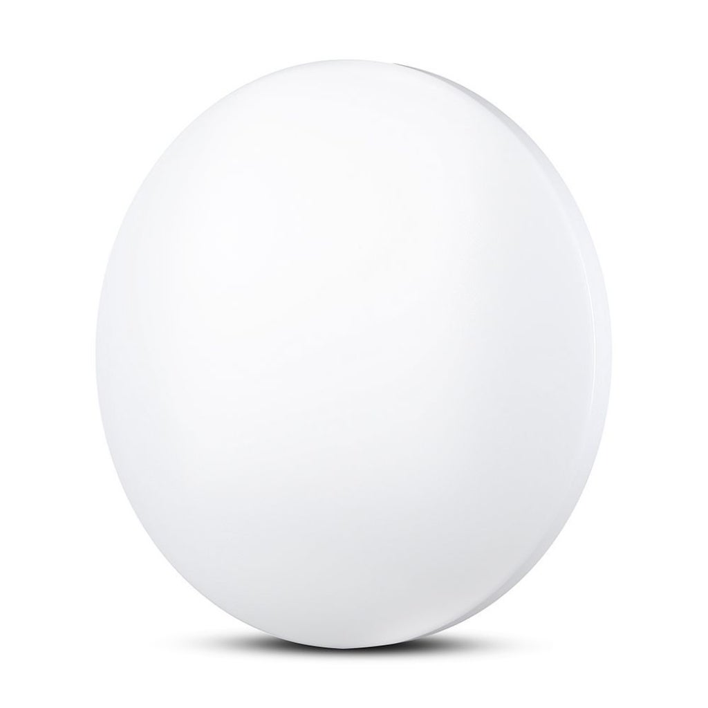 Okrągła lampa sufitowa LED 12 W z przełącznikiem zmieniającym kolor 3 w 1, wykończenie satynowe, śr.: 255 mm, wys.: 55 mm