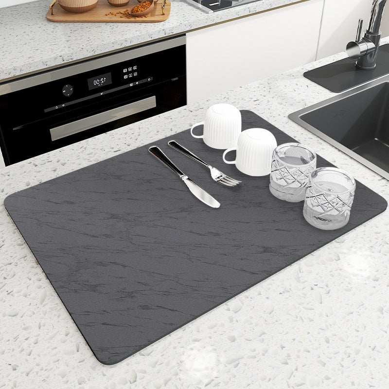 Tappetino Scolapiatti Multiuso Super Assorbente 30,5x40,6 Cm - Facile Da Pulire, Antiscivolo, Per Cucina, Bancone, Tavolo