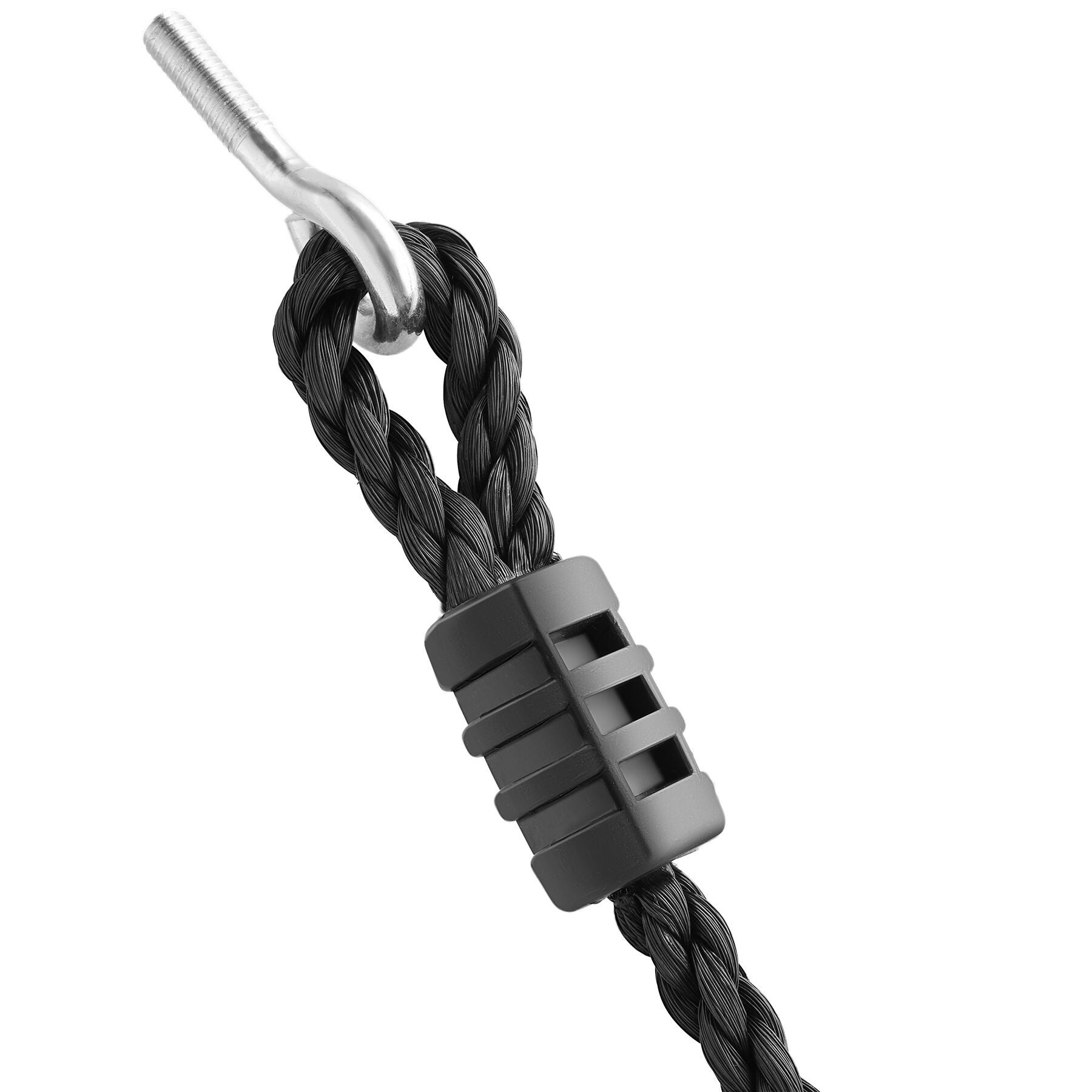 Balançoire pour intérieur et extérieur réglable en hauteur avec une capacité de 120 kg 120 cm de diamètre TECTAKE - 8