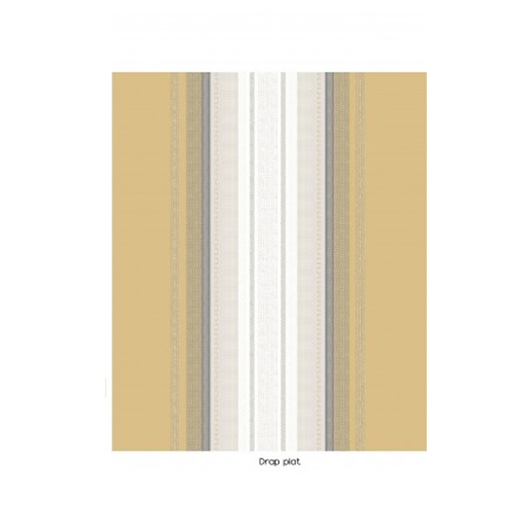 Drap percale Marlow Miel TRADILINGE-180 x 290 cm- - 4