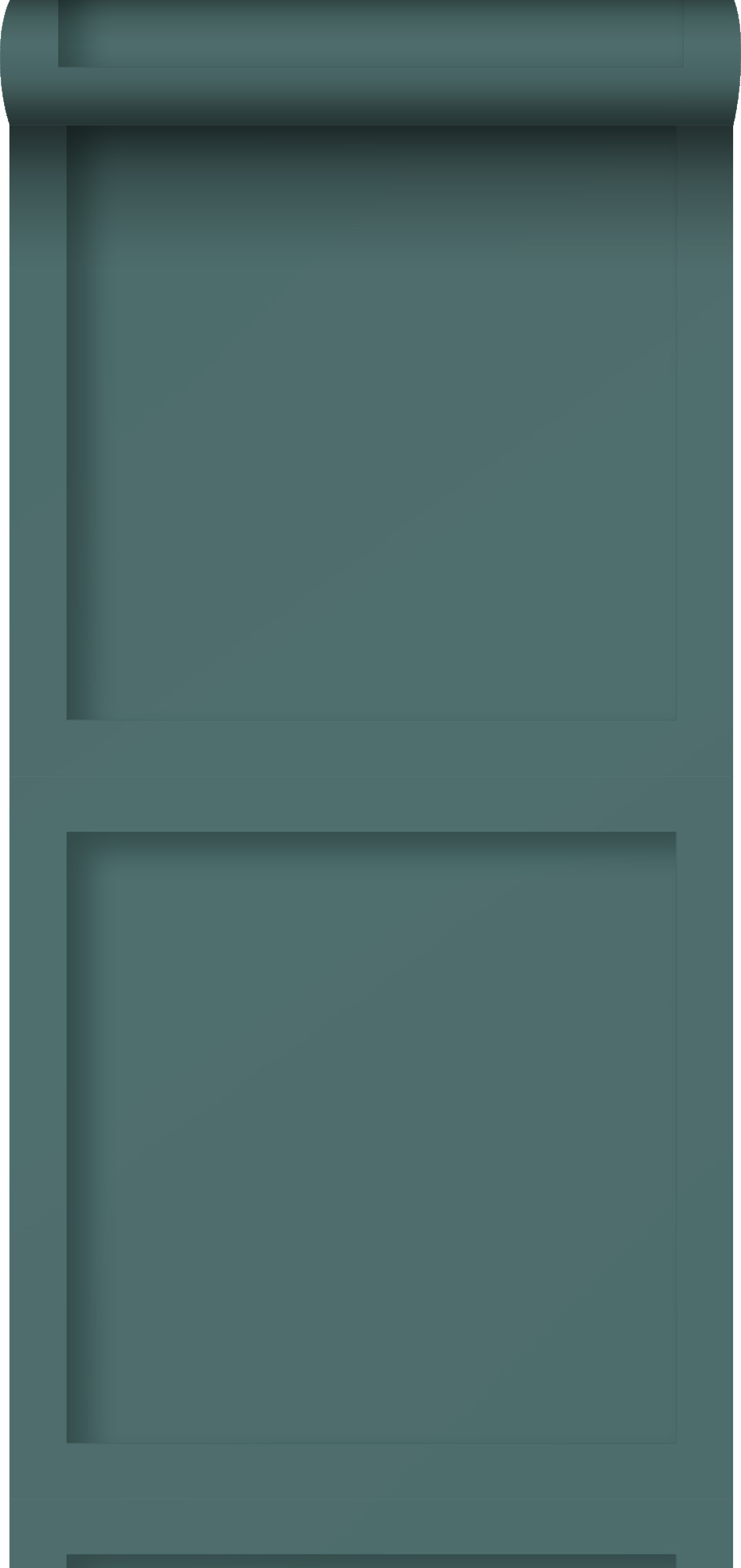 Papel pintado paneles de pared azul petroleo - 50 x 900 cm - origin wallcoverings