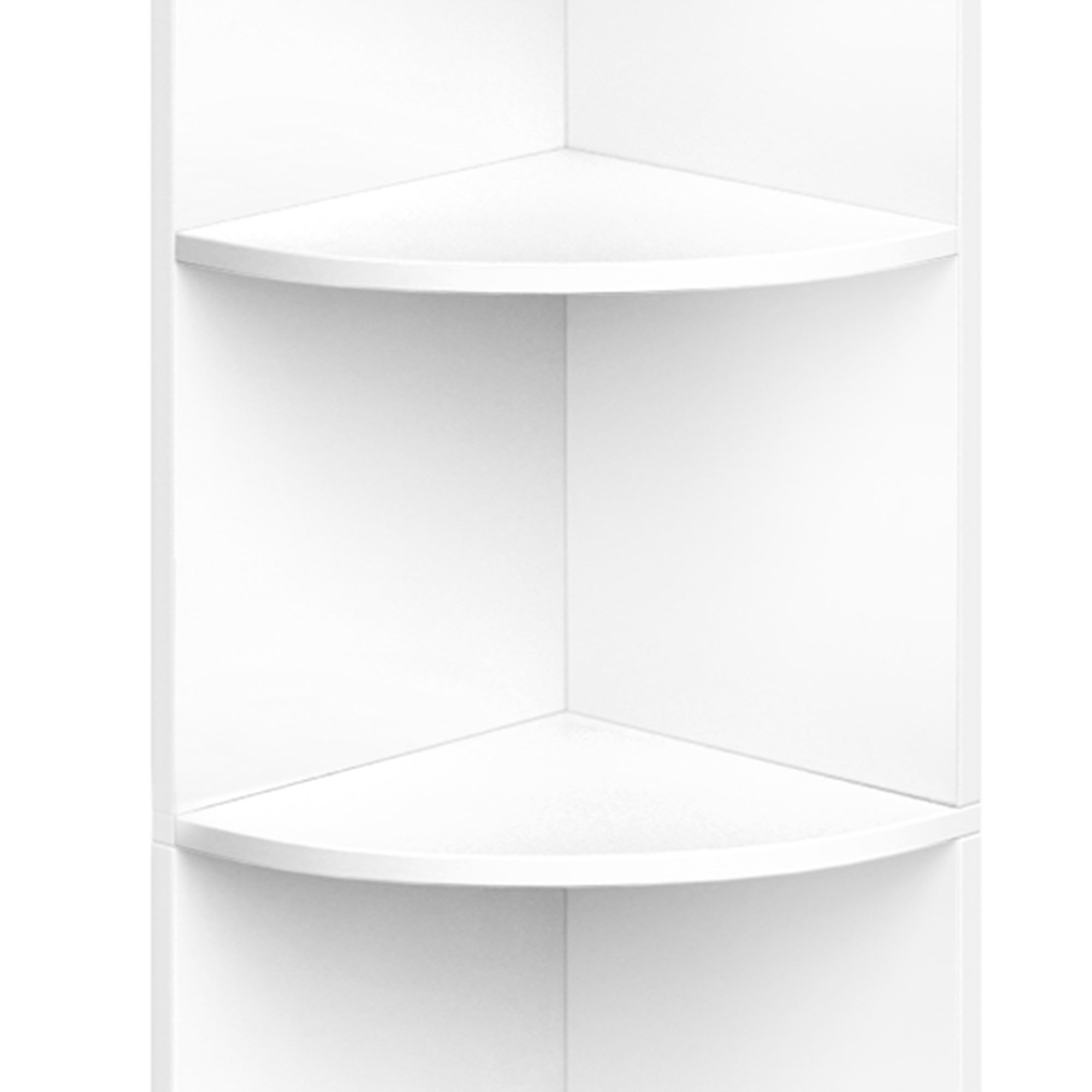 Étagère d'angle YITAHOME à 5 niveaux - Bibliothèque autoportante moderne 30x30x180 cm - Blanc - 9