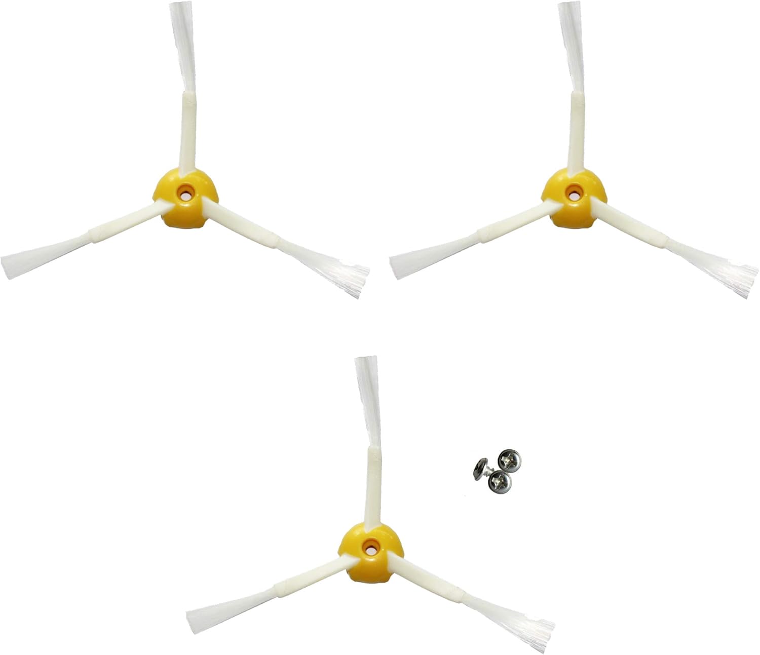 Zestaw zamienny 3 szczotek bocznych Kompatybilny z Roomba serii 500, 600 i 700 - Zestaw 3 łopatek - Wysokiej jakości części zamienne