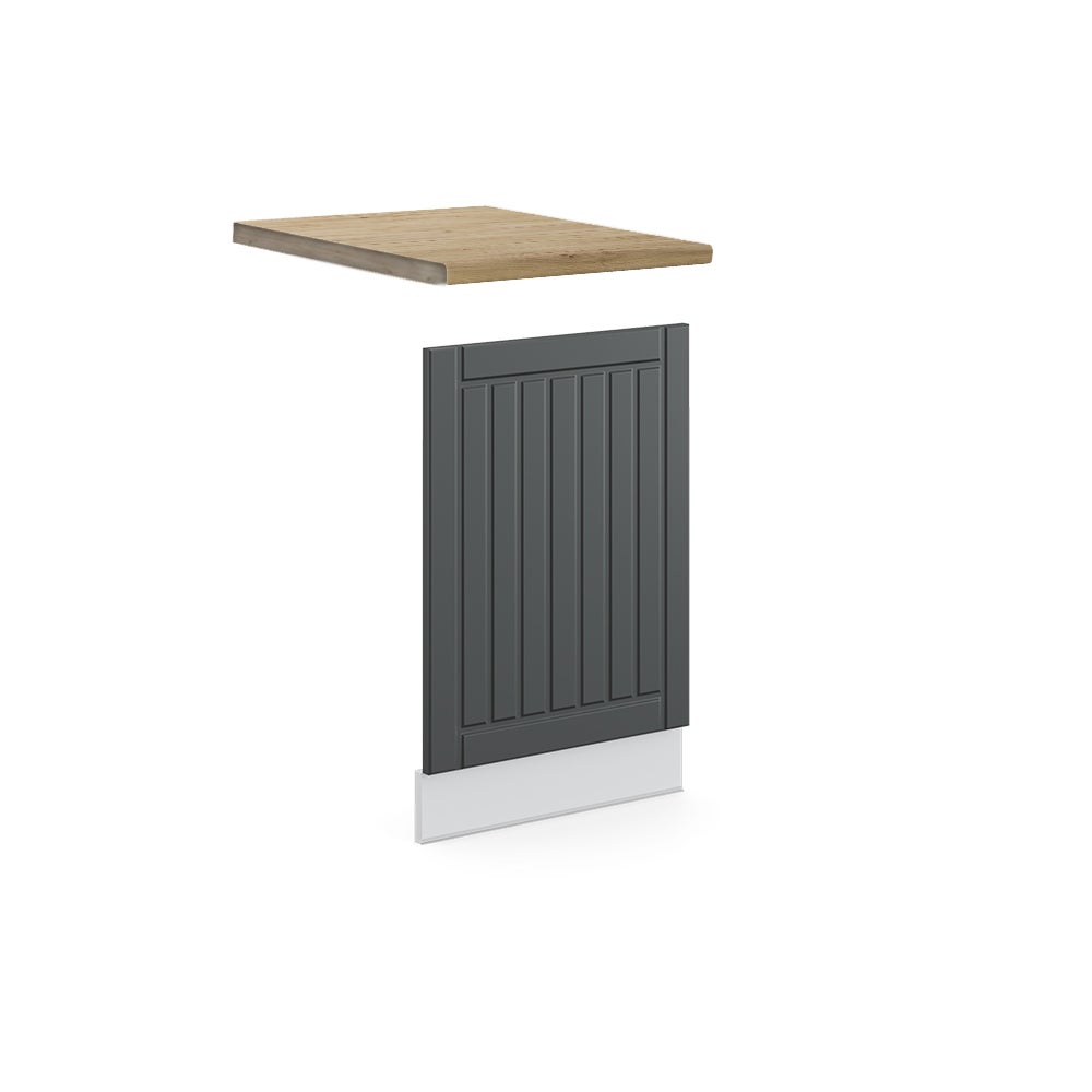 Vicco Panel przedni Fame-Line, Antracytowy domek wiejski, 45 cm , BP Dąb