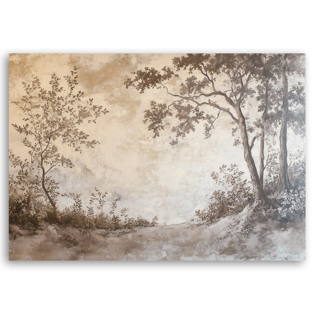 Obraz na płótnie, Las drzewa natura 120x80
