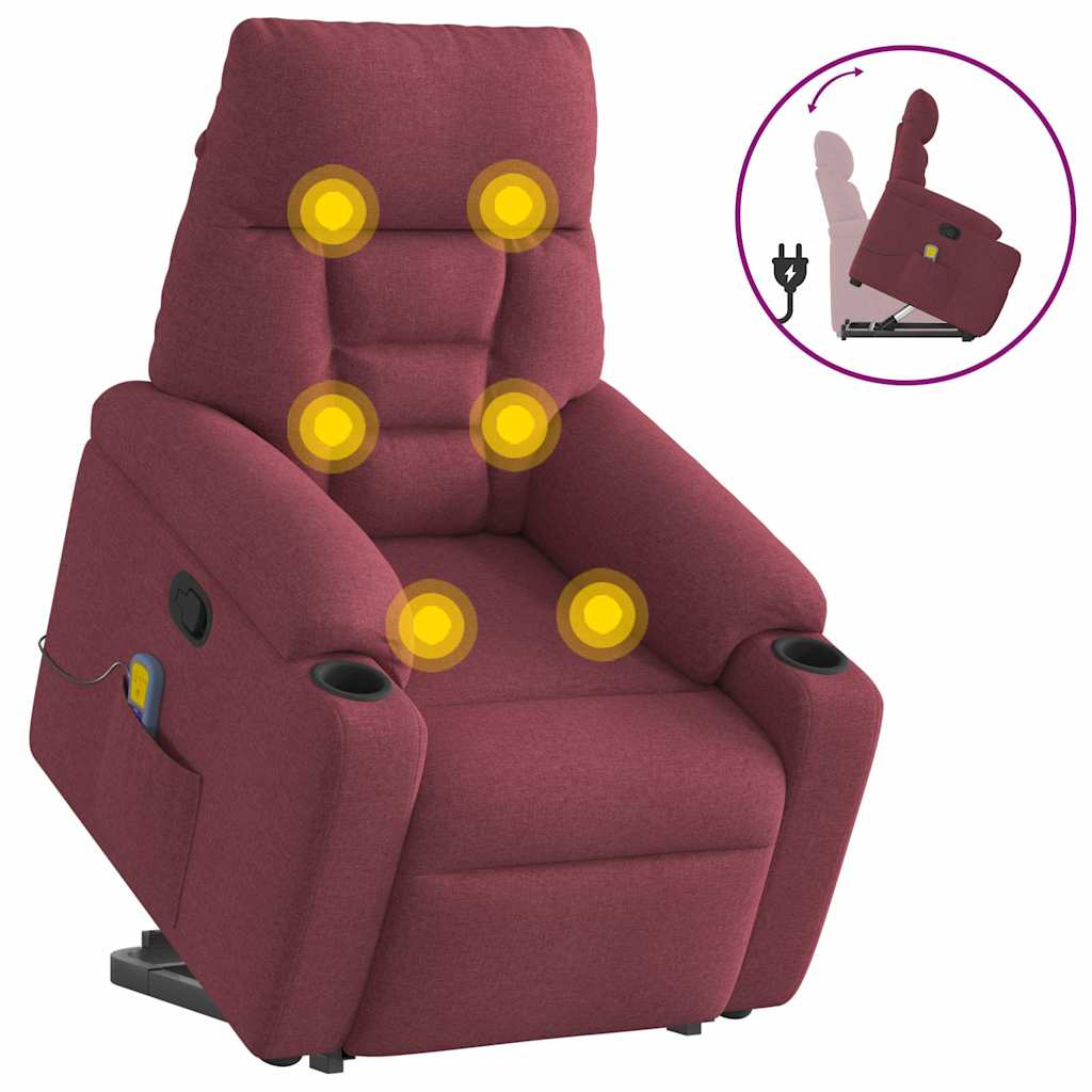 VIDAXL - Poltrona Relax con Poggiapiedi Blu in Tessuto - ePRICE