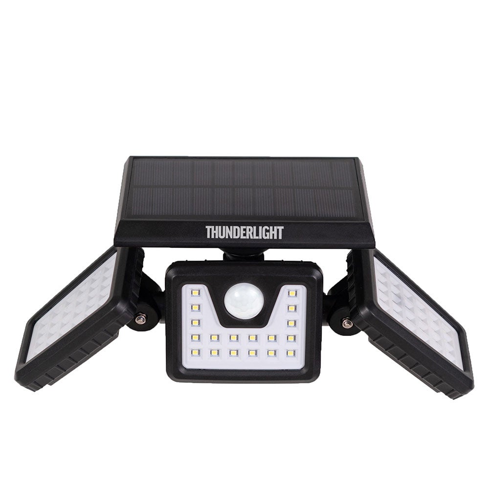 Projecteur mural solaire 3 têtes avec détecteur de mouvement - 4