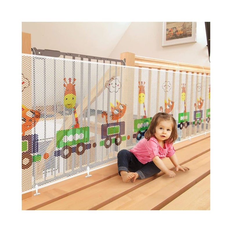 Siatka zabezpieczająca dzieci i zwierzęta 3m x 79cm, ochrona przed upadkiem ze schodów i balkonu