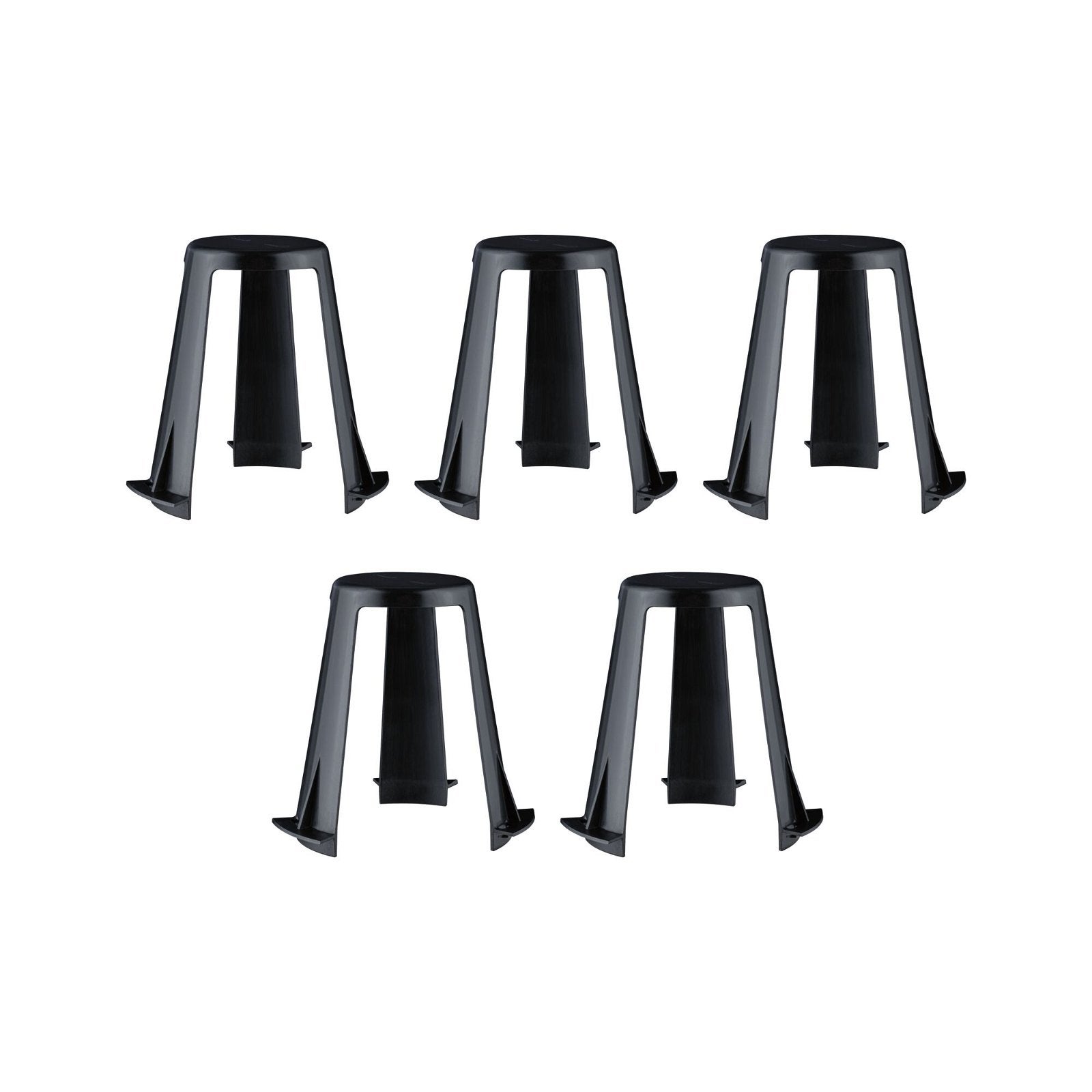 Accessoires pour spots encastrés Entretoises pour luminaires encastrés 62 - 90 mm Kit de 5 Noir - 2