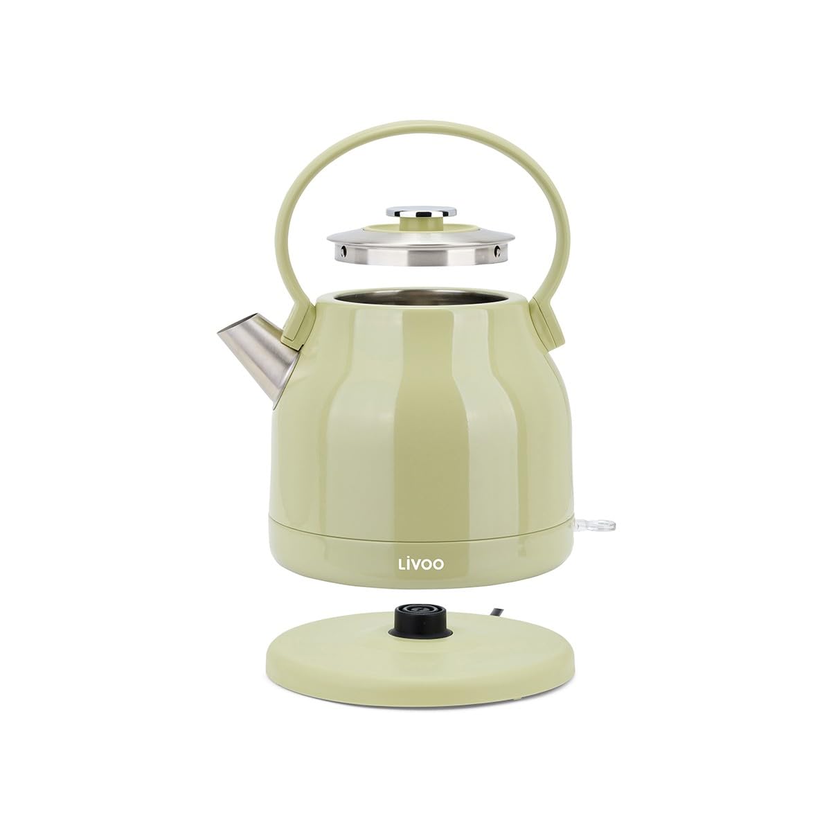 Bouilloire électrique 1.5l 2200w vert/gris - Livoo DOD202M - 6