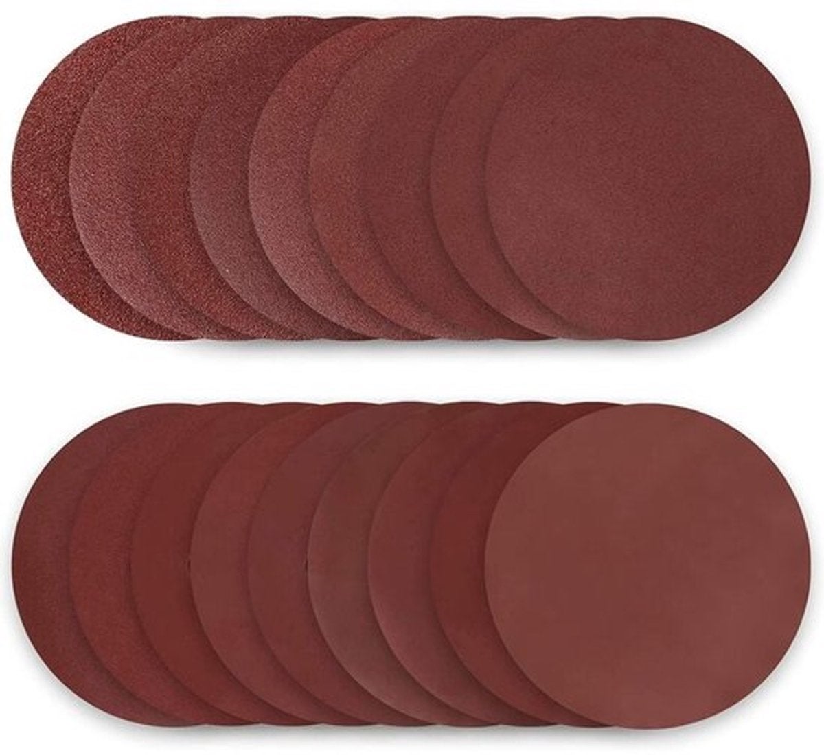 Discuri abrazive de 180 mm, 50 bucăți, granulație șmirghel 40/60/80/100/120/150/180/240/320/400