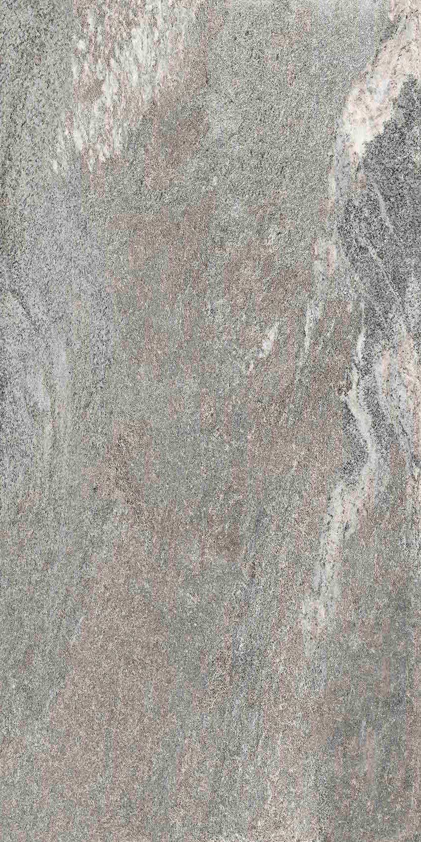 Carrelage sol/mur effet pierre gris moyen CORTILLE NERO l.120 x L.60 cm - 2
