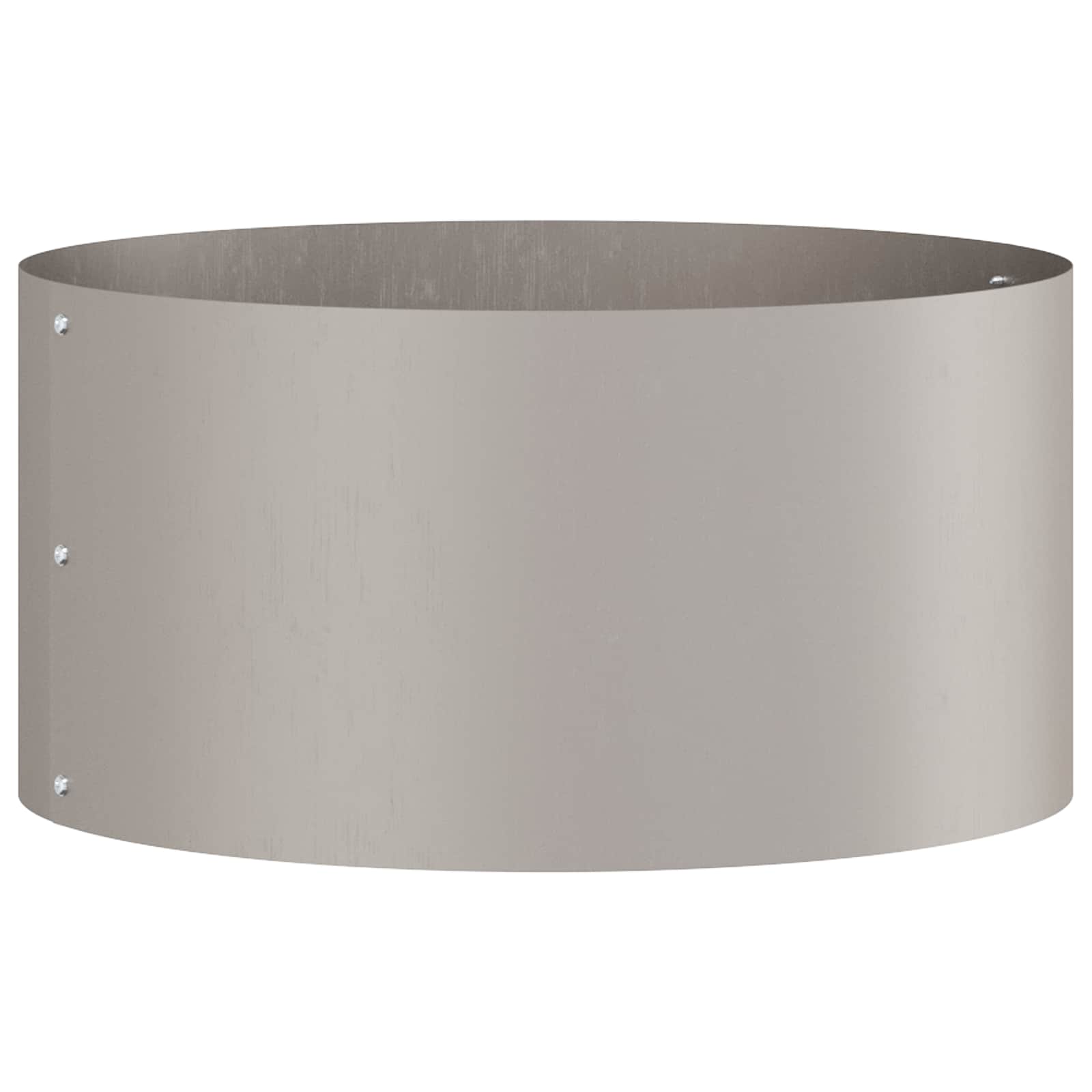 Anneau de jardinière 5 pcs Marron 40 x 40 x 20 cm Acier patiné | Leroy ...