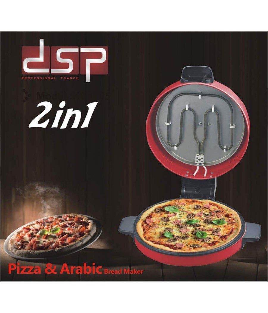 Trade Shop - Forno Cuoci Pizza Elettrico Cucina Regina Fornetto Doppia Cottura 1800watt 30cm - - 7