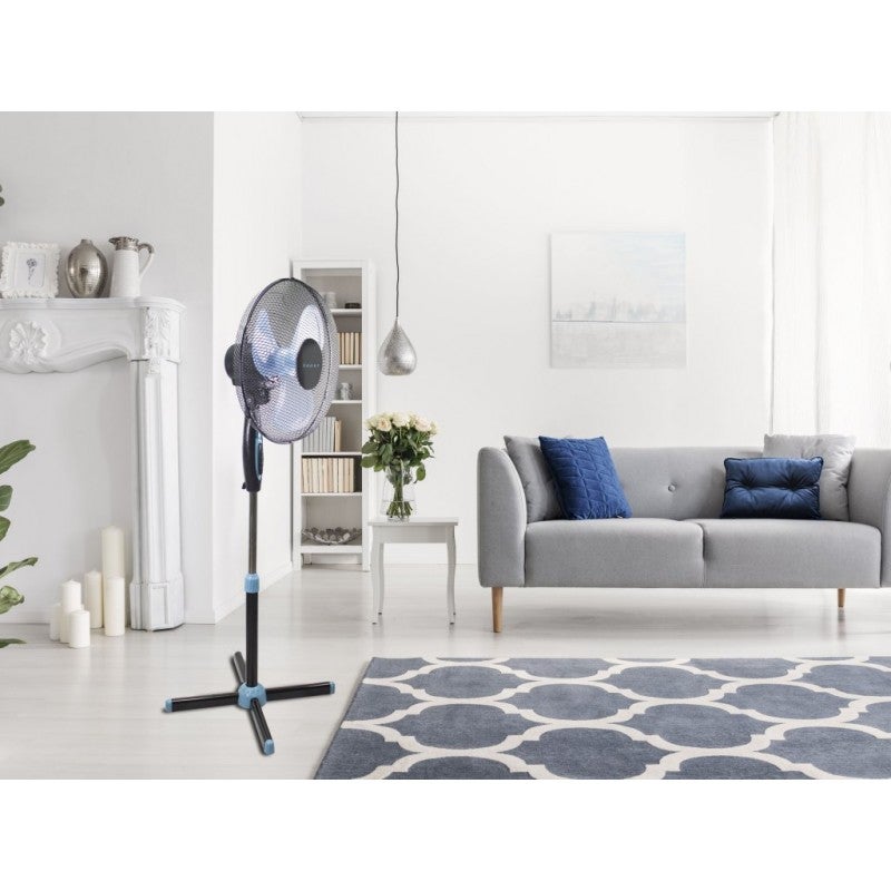 Ventilatore Da Parete BAKAJI 45W, Diametro 41cm, 3 Velocità, Inclinazione Regolabile, 220V - Silenzioso E Potente - Foto 12